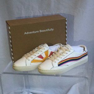 Rainbow Wave Sneakers by Soludos